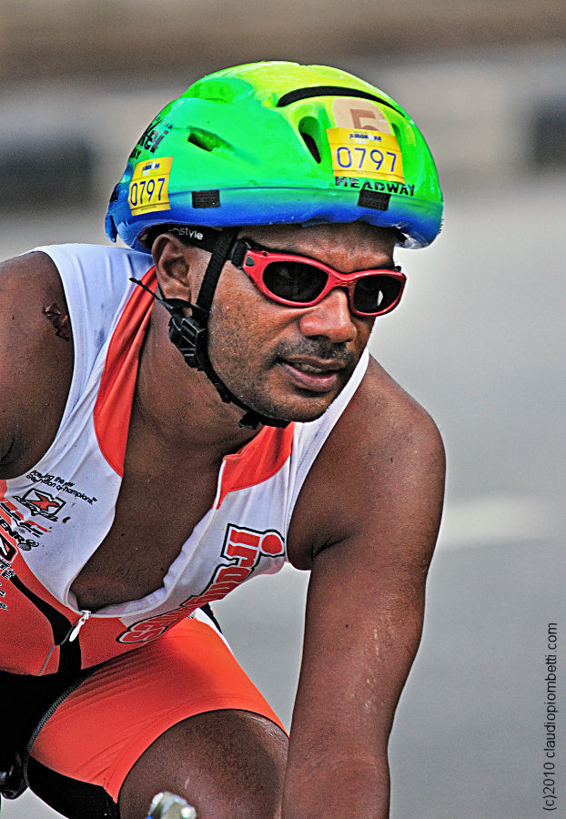 Number 797 - Aviva Ironman 70.3 2010, Singapore