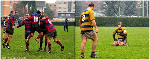 U.S. Rugby Parabiago visited Rugby VII Torino in Settimo Torinese, and got away with victory after